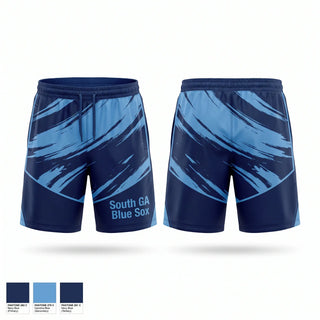 Athletic Shorts With Pockets, South GA Blue Sox, Baseball, Teamtime, Team time, sublimation, custom sports apparel, team uniforms, spirit wear, spiritwear, sports uniforms, custom shirts, team store, custom team store, fundraiser sports, apparel fundraiser