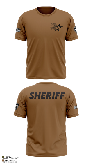 Short Sleeve Performance Shirt, Cassia County Sheriff’s Office, Police, Teamtime, Team time, sublimation, custom sports apparel, team uniforms, spirit wear, spiritwear, sports uniforms, custom shirts, team store, custom team store, fundraiser sports, apparel fundraiser