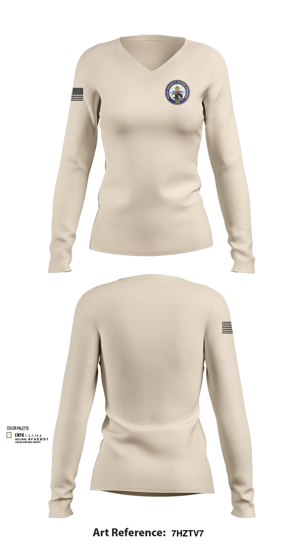 Womens Long Sleeve Vneck Shirt, psc, , Teamtime, Team time, sublimation, custom sports apparel, team uniforms, spirit wear, spiritwear, sports uniforms, custom shirts, team store, custom team store, fundraiser sports, apparel fundraiser
