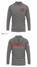 Madison Fire Department Long Sleeve hooded sunshirt - 12