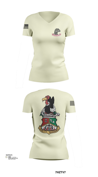 Vipers 19334315 Women's Short Sleeve V-neck Shirt - 33