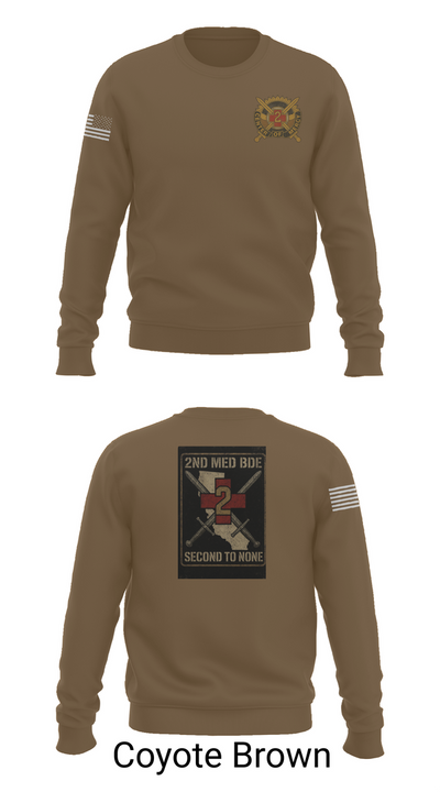 2nd Medical Brigade 60823726 Crew Neck Sweatshirt - 5