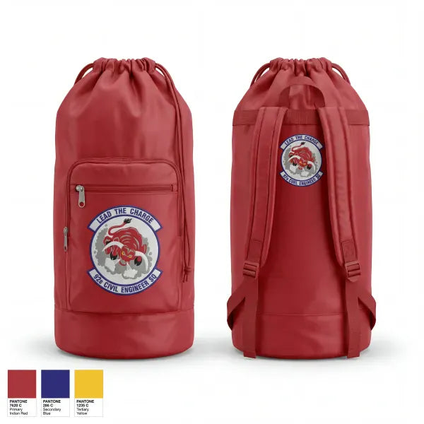 Gear Bag, 92 CES, Air Force, Teamtime, Team time, sublimation, custom sports apparel, team uniforms, spirit wear, spiritwear, sports uniforms, custom shirts, team store, custom team store, fundraiser sports, apparel fundraiser