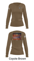 NAVSTA MAYPORT SECURITY 9551014 Women's Long Sleeve V-neck Shirt - 16