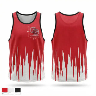 Mens Lacrosse Pinnie, Center Grove, Men's Lacrosse, Teamtime, Team time, sublimation, custom sports apparel, team uniforms, spirit wear, spiritwear, sports uniforms, custom shirts, team store, custom team store, fundraiser sports, apparel fundraiser