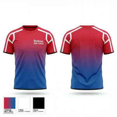 Berkmar High School 85278454 Short Sleeve Performance Shirt - 1