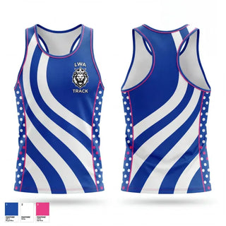 Mens Track Singlet, LWA Track, Track & Field, Teamtime, Team time, sublimation, custom sports apparel, team uniforms, spirit wear, spiritwear, sports uniforms, custom shirts, team store, custom team store, fundraiser sports, apparel fundraiser