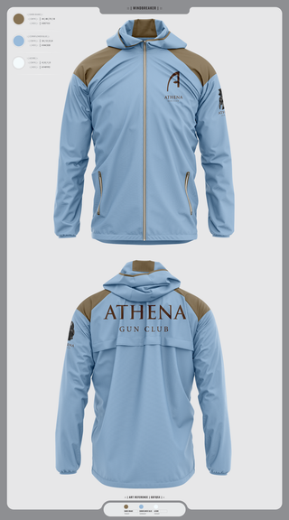 Windbreaker, Athena Gun Club, , Teamtime, Team time, sublimation, custom sports apparel, team uniforms, spirit wear, spiritwear, sports uniforms, custom shirts, team store, custom team store, fundraiser sports, apparel fundraiser
