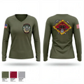 1st CRR 20727859 Women's Long Sleeve V-neck Shirt - 1