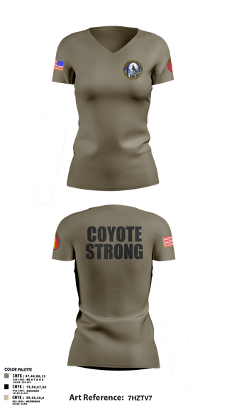 Womens Short Sleeve Vneck Shirt, FHL Garrison 2, , Teamtime, Team time, sublimation, custom sports apparel, team uniforms, spirit wear, spiritwear, sports uniforms, custom shirts, team store, custom team store, fundraiser sports, apparel fundraiser