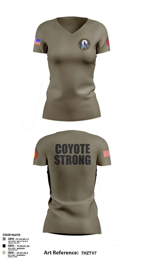 Womens Short Sleeve Vneck Shirt, FHL Garrison 2, , Teamtime, Team time, sublimation, custom sports apparel, team uniforms, spirit wear, spiritwear, sports uniforms, custom shirts, team store, custom team store, fundraiser sports, apparel fundraiser
