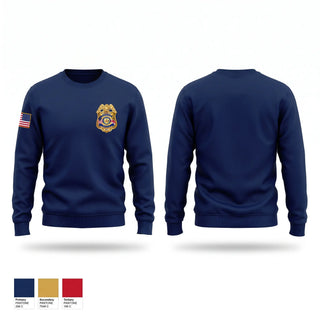 Crew Neck Sweatshirt, La Plata Police Department, Police, Teamtime, Team time, sublimation, custom sports apparel, team uniforms, spirit wear, spiritwear, sports uniforms, custom shirts, team store, custom team store, fundraiser sports, apparel fundraiser