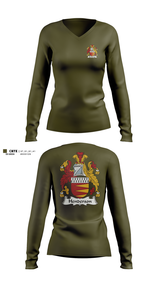 Womens Long Sleeve Vneck Shirt, Henderson Consulting, , Teamtime, Team time, sublimation, custom sports apparel, team uniforms, spirit wear, spiritwear, sports uniforms, custom shirts, team store, custom team store, fundraiser sports, apparel fundraiser