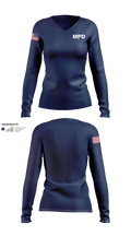 Mobile police dept 4th precinct 3rd Squad 5745218 Women's Long Sleeve V-neck Shirt - 21
