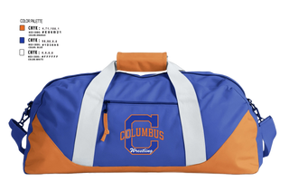 Duffle Bag, Columbus High School Wrestling, Wrestling, Teamtime, Team time, sublimation, custom sports apparel, team uniforms, spirit wear, spiritwear, sports uniforms, custom shirts, team store, custom team store, fundraiser sports, apparel fundraiser