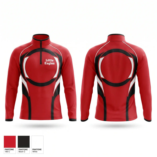 Quarter Zip Jacket, Little Eagles, Wrestling, Teamtime, Team time, sublimation, custom sports apparel, team uniforms, spirit wear, spiritwear, sports uniforms, custom shirts, team store, custom team store, fundraiser sports, apparel fundraiser