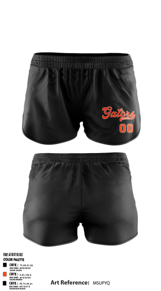 Womens Shorts, Indiana Gators Premier, Softball, Teamtime, Team time, sublimation, custom sports apparel, team uniforms, spirit wear, spiritwear, sports uniforms, custom shirts, team store, custom team store, fundraiser sports, apparel fundraiser