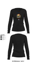 VB 20195801 Women's Long Sleeve V-neck Shirt - 22