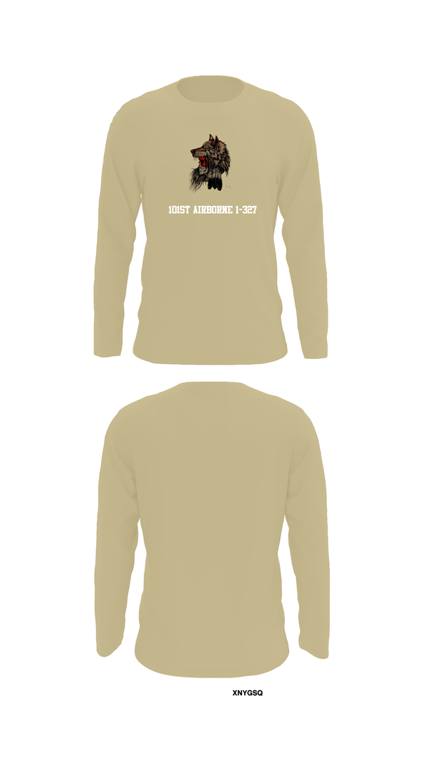 Long Sleeve Performance Shirt, 101st airborne 1-327, Army, Teamtime, Team time, sublimation, custom sports apparel, team uniforms, spirit wear, spiritwear, sports uniforms, custom shirts, team store, custom team store, fundraiser sports, apparel fundraiser