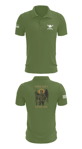 Short Sleeve Performance Polo, Charlie Co., , Teamtime, Team time, sublimation, custom sports apparel, team uniforms, spirit wear, spiritwear, sports uniforms, custom shirts, team store, custom team store, fundraiser sports, apparel fundraiser