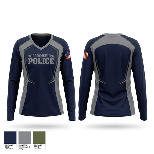 Old School Cotton Feel Shirt, Williamsburg Police, Police, Teamtime, Team time, sublimation, custom sports apparel, team uniforms, spirit wear, spiritwear, sports uniforms, custom shirts, team store, custom team store, fundraiser sports, apparel fundraiser