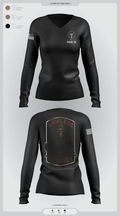 Oscar Co 4326033 Women's Long Sleeve V-neck Shirt - 2