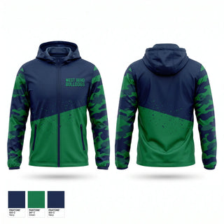 Windbreaker, West bend bulldogs, Baseball, Teamtime, Team time, sublimation, custom sports apparel, team uniforms, spirit wear, spiritwear, sports uniforms, custom shirts, team store, custom team store, fundraiser sports, apparel fundraiser