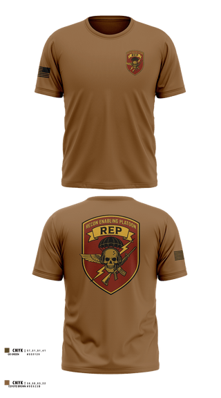Old School Cotton Feel Shirt, 3D Force Recon REP, Marines, Teamtime, Team time, sublimation, custom sports apparel, team uniforms, spirit wear, spiritwear, sports uniforms, custom shirts, team store, custom team store, fundraiser sports, apparel fundraiser