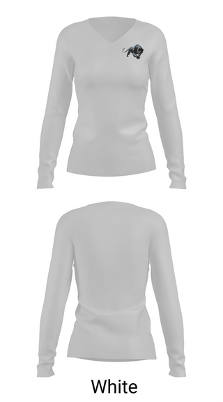 Womens Long Sleeve Vneck Shirt, Camden Panthers, Wrestling, Teamtime, Team time, sublimation, custom sports apparel, team uniforms, spirit wear, spiritwear, sports uniforms, custom shirts, team store, custom team store, fundraiser sports, apparel fundraiser