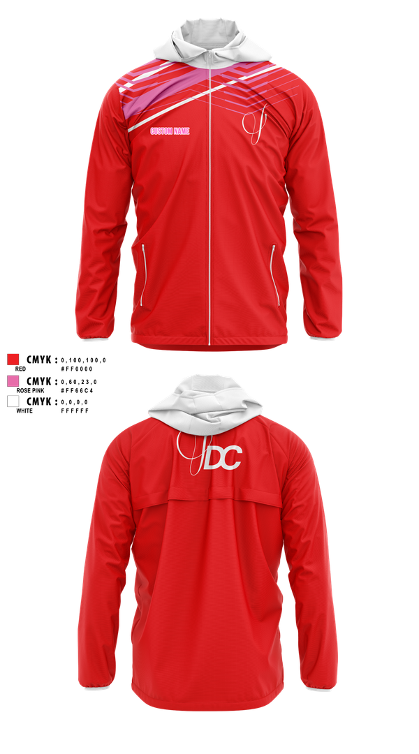 Windbreaker, Viva Dance Collective, Cheer, Teamtime, Team time, sublimation, custom sports apparel, team uniforms, spirit wear, spiritwear, sports uniforms, custom shirts, team store, custom team store, fundraiser sports, apparel fundraiser