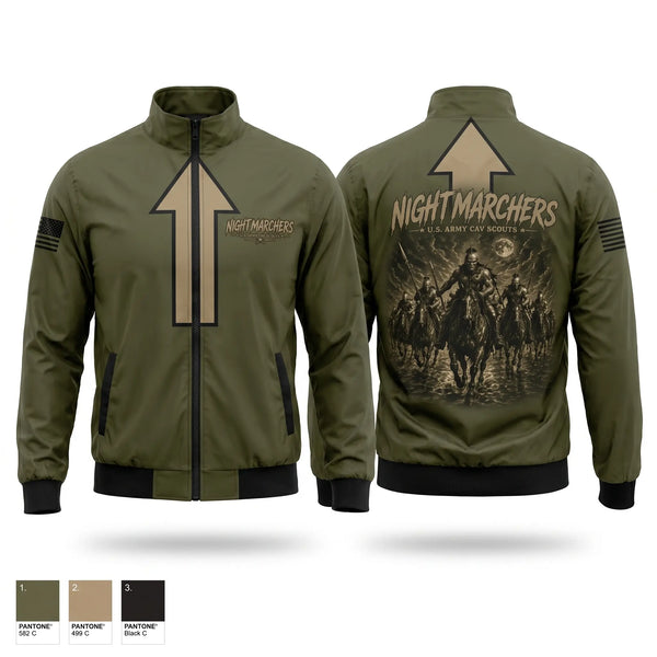 Windbreaker, Nightmarchers, Army, Teamtime, Team time, sublimation, custom sports apparel, team uniforms, spirit wear, spiritwear, sports uniforms, custom shirts, team store, custom team store, fundraiser sports, apparel fundraiser