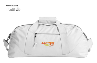 Duffle Bag, Lightning Force Athletics, Track & Field, Teamtime, Team time, sublimation, custom sports apparel, team uniforms, spirit wear, spiritwear, sports uniforms, custom shirts, team store, custom team store, fundraiser sports, apparel fundraiser