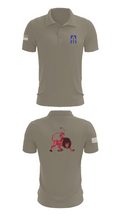 Charlie’s Battery 1st Battalion 163rd Field Artillery Division 96416093 Short Sleeve Performance Polo - 5