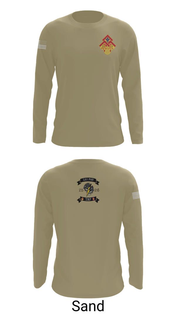 Long Sleeve Performance Shirt, 130th FAB Target Acquisition Platoon, , Teamtime, Team time, sublimation, custom sports apparel, team uniforms, spirit wear, spiritwear, sports uniforms, custom shirts, team store, custom team store, fundraiser sports, apparel fundraiser