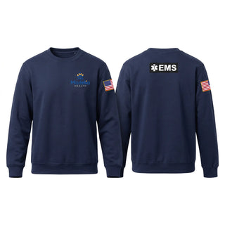 Crew Neck Sweatshirt, Madelia Health EMS, EMS/EMT, Teamtime, Team time, sublimation, custom sports apparel, team uniforms, spirit wear, spiritwear, sports uniforms, custom shirts, team store, custom team store, fundraiser sports, apparel fundraiser