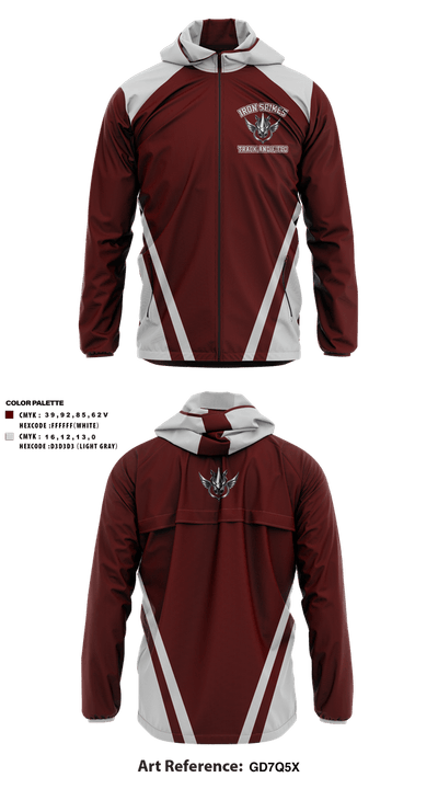 Iron Spikes Track & Field Club 34200825 Windbreaker - 22
