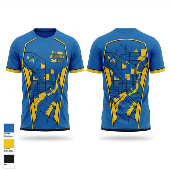 Short Sleeve Performance Shirt, Florida Athletics Softball, Softball, Teamtime, Team time, sublimation, custom sports apparel, team uniforms, spirit wear, spiritwear, sports uniforms, custom shirts, team store, custom team store, fundraiser sports, apparel fundraiser