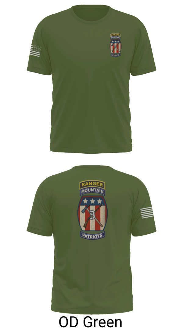 Old School Cotton Feel Shirt, 2-47 infantry 3rd BRG 10th MTN, Army, Teamtime, Team time, sublimation, custom sports apparel, team uniforms, spirit wear, spiritwear, sports uniforms, custom shirts, team store, custom team store, fundraiser sports, apparel fundraiser