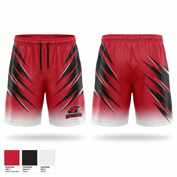 Athletic Shorts With Pockets, Frontier Regional School Basketball, Men's Basketball, Teamtime, Team time, sublimation, custom sports apparel, team uniforms, spirit wear, spiritwear, sports uniforms, custom shirts, team store, custom team store, fundraiser sports, apparel fundraiser