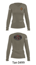 3D LSB MT CO 34313971 Women's Long Sleeve V-neck Shirt - 11