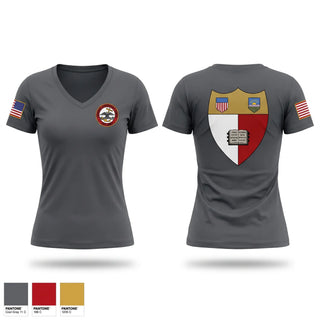 Womens Short Sleeve Vneck Shirt, Cornell NROTC, Navy, Teamtime, Team time, sublimation, custom sports apparel, team uniforms, spirit wear, spiritwear, sports uniforms, custom shirts, team store, custom team store, fundraiser sports, apparel fundraiser