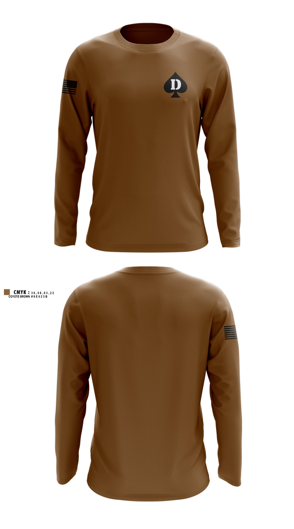 Long Sleeve Performance Shirt, Dog Company, Army, Teamtime, Team time, sublimation, custom sports apparel, team uniforms, spirit wear, spiritwear, sports uniforms, custom shirts, team store, custom team store, fundraiser sports, apparel fundraiser