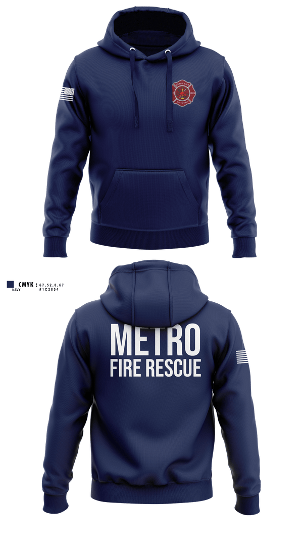 Hoodie, Metro Fire Rescue, Fire Department, Teamtime, Team time, sublimation, custom sports apparel, team uniforms, spirit wear, spiritwear, sports uniforms, custom shirts, team store, custom team store, fundraiser sports, apparel fundraiser