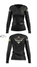 4-4 AB ECHO COMPANY 91942241 Women's Long Sleeve V-neck Shirt - 21