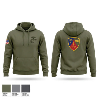 Hoodie, 2nd Battalion, 25th Marines, Marines, Teamtime, Team time, sublimation, custom sports apparel, team uniforms, spirit wear, spiritwear, sports uniforms, custom shirts, team store, custom team store, fundraiser sports, apparel fundraiser
