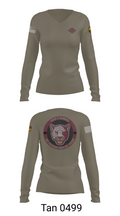 Ross Rangers 12757197 Women's Long Sleeve V-neck Shirt - 77