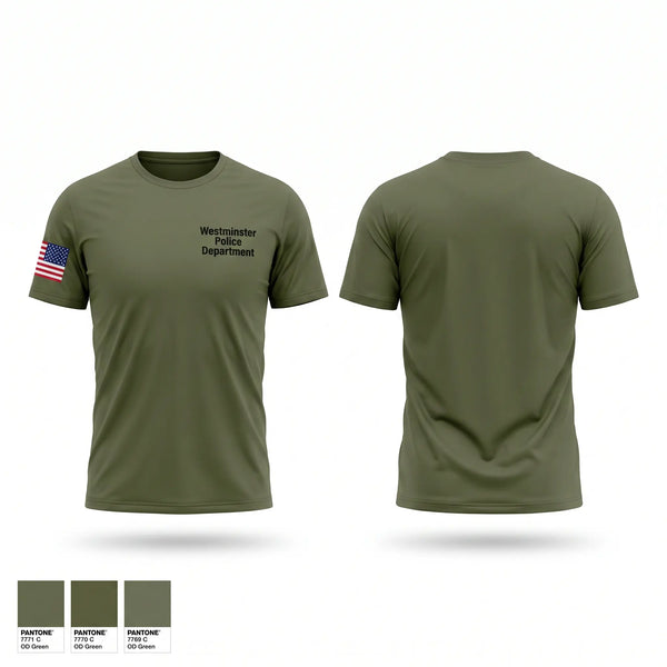 Short Sleeve Performance Shirt, Westminster Police Department, Police, Teamtime, Team time, sublimation, custom sports apparel, team uniforms, spirit wear, spiritwear, sports uniforms, custom shirts, team store, custom team store, fundraiser sports, apparel fundraiser