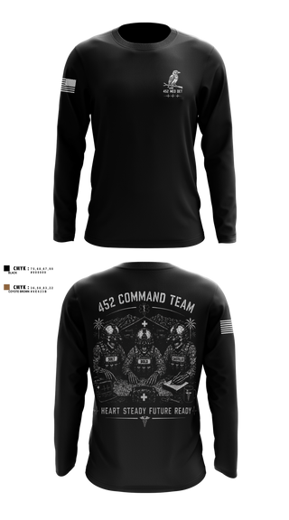 Long Sleeve Performance Shirt, 452 MED DET, Army, Teamtime, Team time, sublimation, custom sports apparel, team uniforms, spirit wear, spiritwear, sports uniforms, custom shirts, team store, custom team store, fundraiser sports, apparel fundraiser