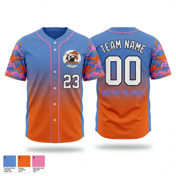 Full Button Baseball Jersey, 2Smooth Baseball, Baseball, Teamtime, Team time, sublimation, custom sports apparel, team uniforms, spirit wear, spiritwear, sports uniforms, custom shirts, team store, custom team store, fundraiser sports, apparel fundraiser