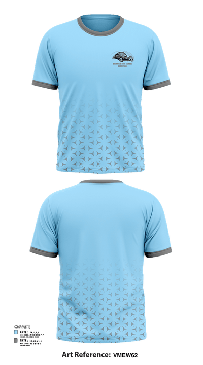 Overhills High School Basketball 959585 Short Sleeve Performance Shirt - 41